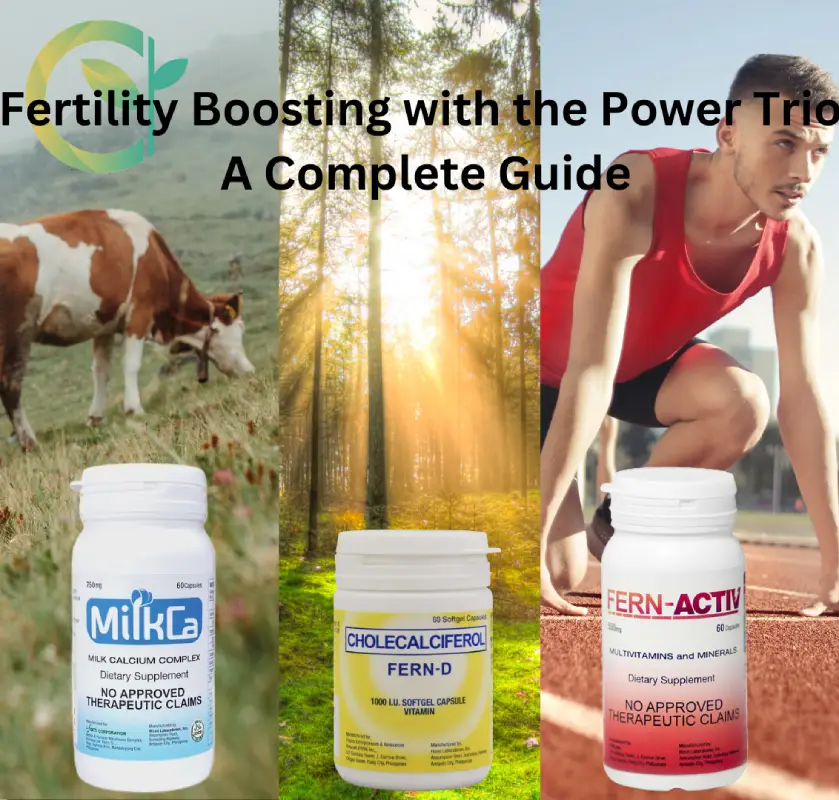 Discover the fertility-boosting benefits of the Power Trio, including Vitamin D, Fern-Activ, and Calcium to support reproductive health.